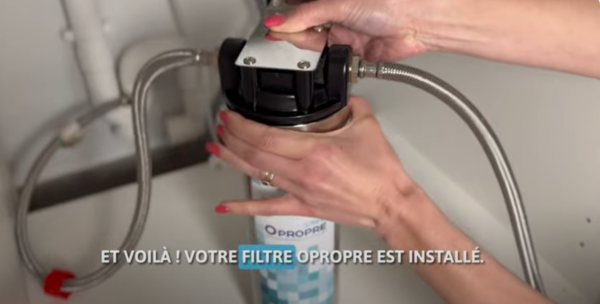 Système de Pré-filtration sous évier + Cartouche Opropre Turquoise | Hydropat