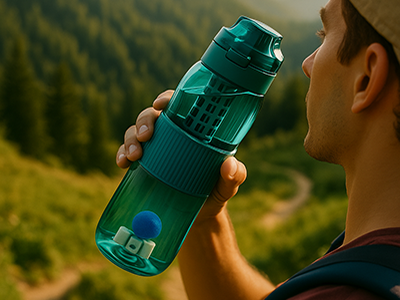 Gourde filtrante vitalisante Dirsruptor - toutes eaux